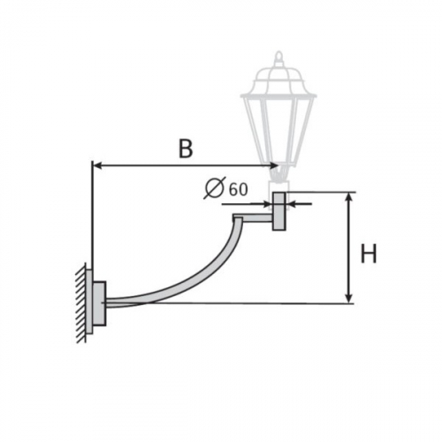 К41-0,4-0,8-12-5 кронштейн однорожковый